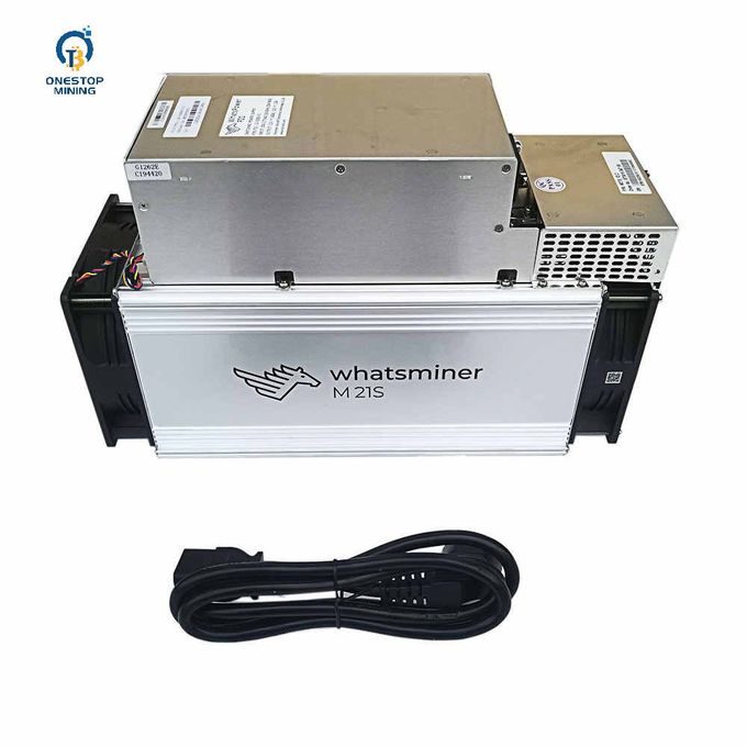 Máquina de mineração 1 do blockchain do mineiro BTC Asic de MicroBT Whatminer M21S 52T Bitcoin