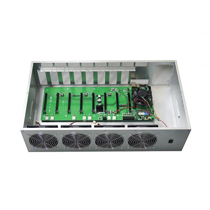 Caso de Bitcoin do exemplo de Rig Case Box 8 GPU do cartão gráfico do gpu 8gb do cartão-matriz 580 da máquina de ETH Ethereum