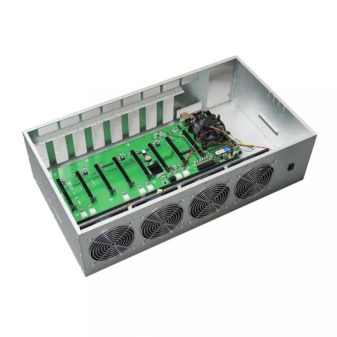 Caso de Bitcoin do exemplo de Rig Case Box 8 GPU do cartão gráfico do gpu 8gb do cartão-matriz 580 da máquina de ETH Ethereum