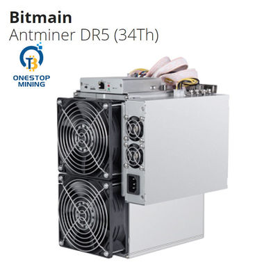 Moeda do RCI de Bitmain Antminer Dr5 34th/S Decred Minerstat que mina 175x279x238MM