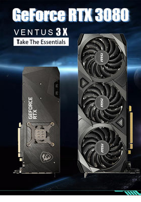 Mineiro da placa gráfica de OC Gddr6x Zotac Rtx3080 do jogo 10gb de Geforce Rtx 3080 do jogo de Msi