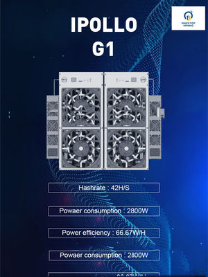 Moeda sorrir forçadamente de G1 Mini From Ipollo 2800W 40G/S que mina a associação de Asic