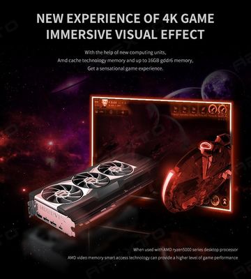 Placa gráfica de Radeon Rx 6800 Xt 16gb Gddr6 OC do jogo de Msi para o PC do jogo
