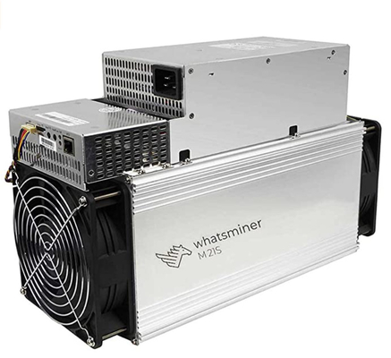 A mineração usada de Whatsminer M21S 58T Btc da mão de segundo faz à máquina em conservado em estoque