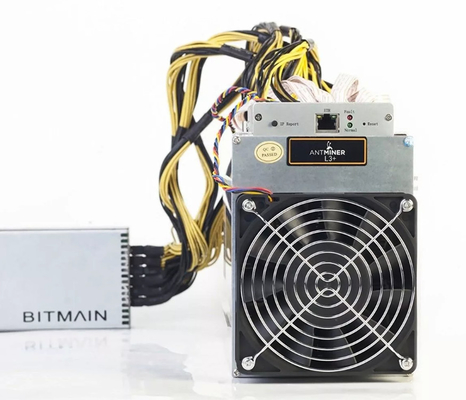 Mineiro Scrypt Miner Asic de Antminer L3+ 504 Mh/S Litecoin Bitmain
