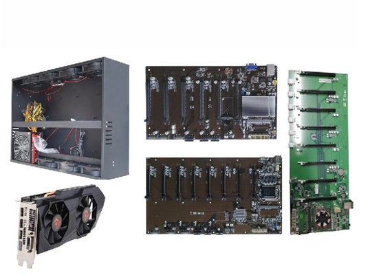 Mineiro 1660 de Ethereum da placa gráfica da giga byte do si 6Gb de Gtx do mineiro 8 de Gpus Asic Rig
