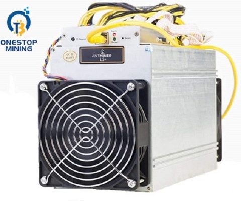Antminer L3+ 504mh/S 1.6w/Mh Asic Litecoin Miner com fonte de alimentação